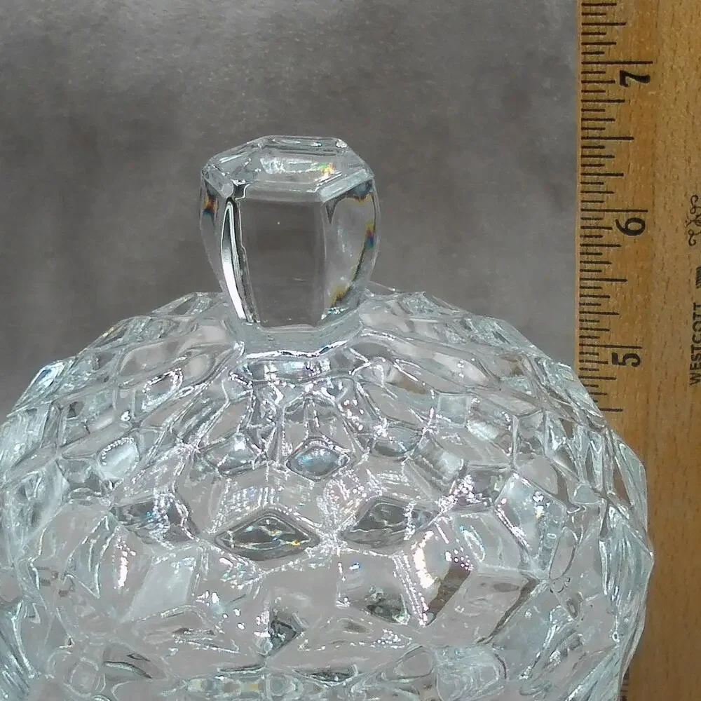 Fostoria Jelly Dish & Lid American Clear (Stem 2056) Vintage Glass Compote